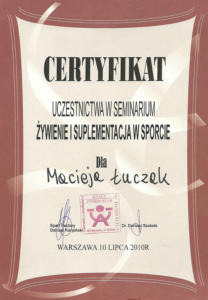 Certyfikat-Seminarium